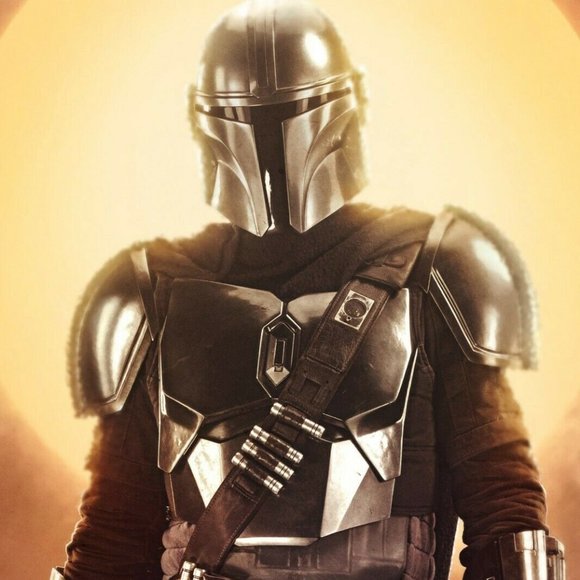 Mandalorian silk canvas Fabric Poster (36" x 24") - Picture 1 of 3